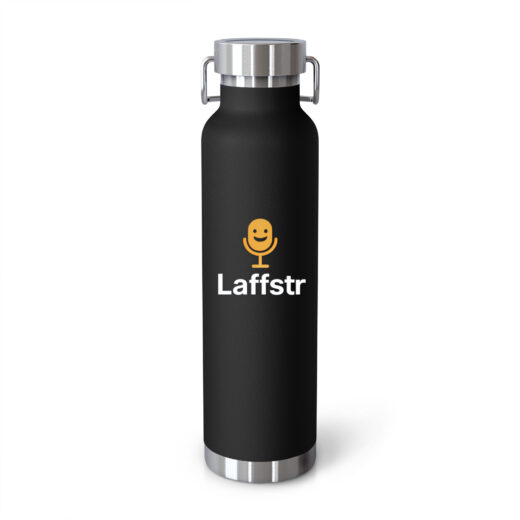 Laffstr Black Copper Vacuum Insulated Bottle 22oz